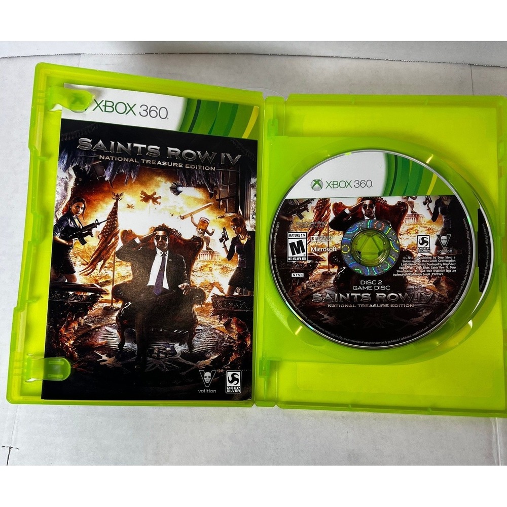 Saints Row IV National Treasure Edition Xbox 360 Platinum Hits Complete DLC - Picture 2 of 4